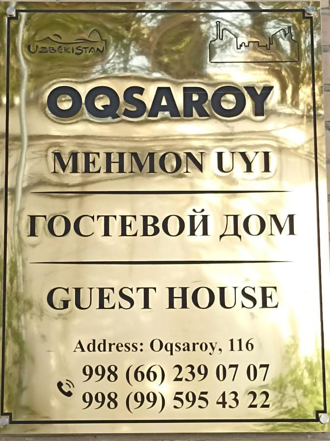 Oqsaroy Samarkand Guest House Exteriér fotografie